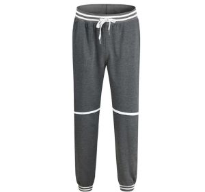 Sweatpants Active Sports Running Workout Pant With Pockets (Color: Gray)