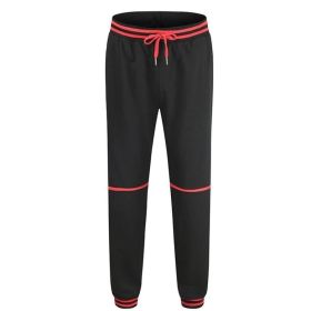 Sweatpants Active Sports Running Workout Pant With Pockets (Color: Red)