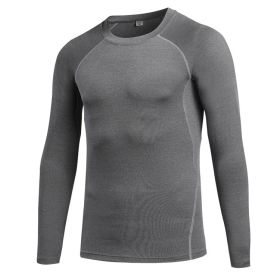 Men's Athletic Long Sleeve Compression Shirts Cool Dry Sport Workout Underwear Shirt,Athletic Base Layer Top (size: S)