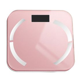 Best Body Fat Scale Digital BMI Bone Weight Bathroom Scale Max Smart Household Weighing Scale Small Fat Scale LED (Color: Bluetooth Pink)