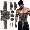 ABS Muscle Stimulator; Ab Machine; Portable Abdominal Toning Belt; Home Office Fitness Workout Equipment For Abdomen