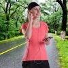 Women's Dry Fit Sweat T-Shirt Short Sleeves Workout Athletic Activewear Tops