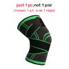 1 Piece Of Sports Men's Compression Knee Brace Elastic Support Pads Knee Pads Fitness Equipment Volleyball Basketball Cycling