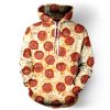 Fashion Men Women Plus Size 3D Print Food Loose Couples Hoodies Casual Hip Hop Unisex Hooded Sweatshirt